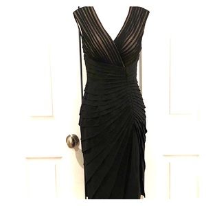 Adrianna Papell black cocktail dress
